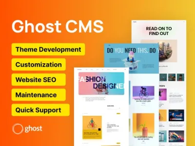 Develop customize Ghost CMS Theme or website